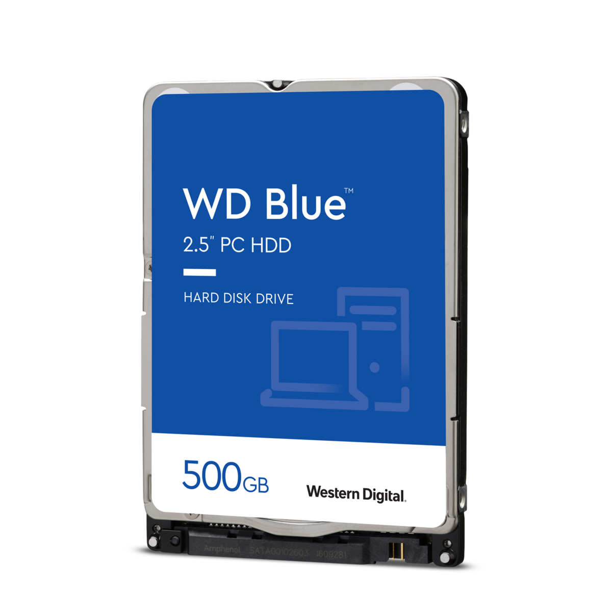 slide 1 of 1, show larger image, wd blue™ 500gb pc hard drive