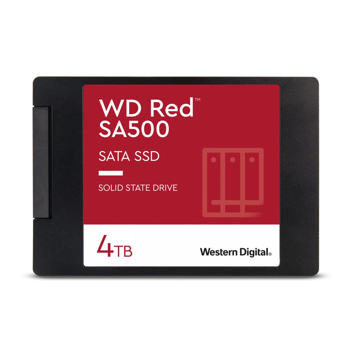 WD Red SA500 NAS SATA SSD WDS400T1R0A - Solid state drive - 4 TB - internal  - 2.5-inch - SATA 6Gb/s