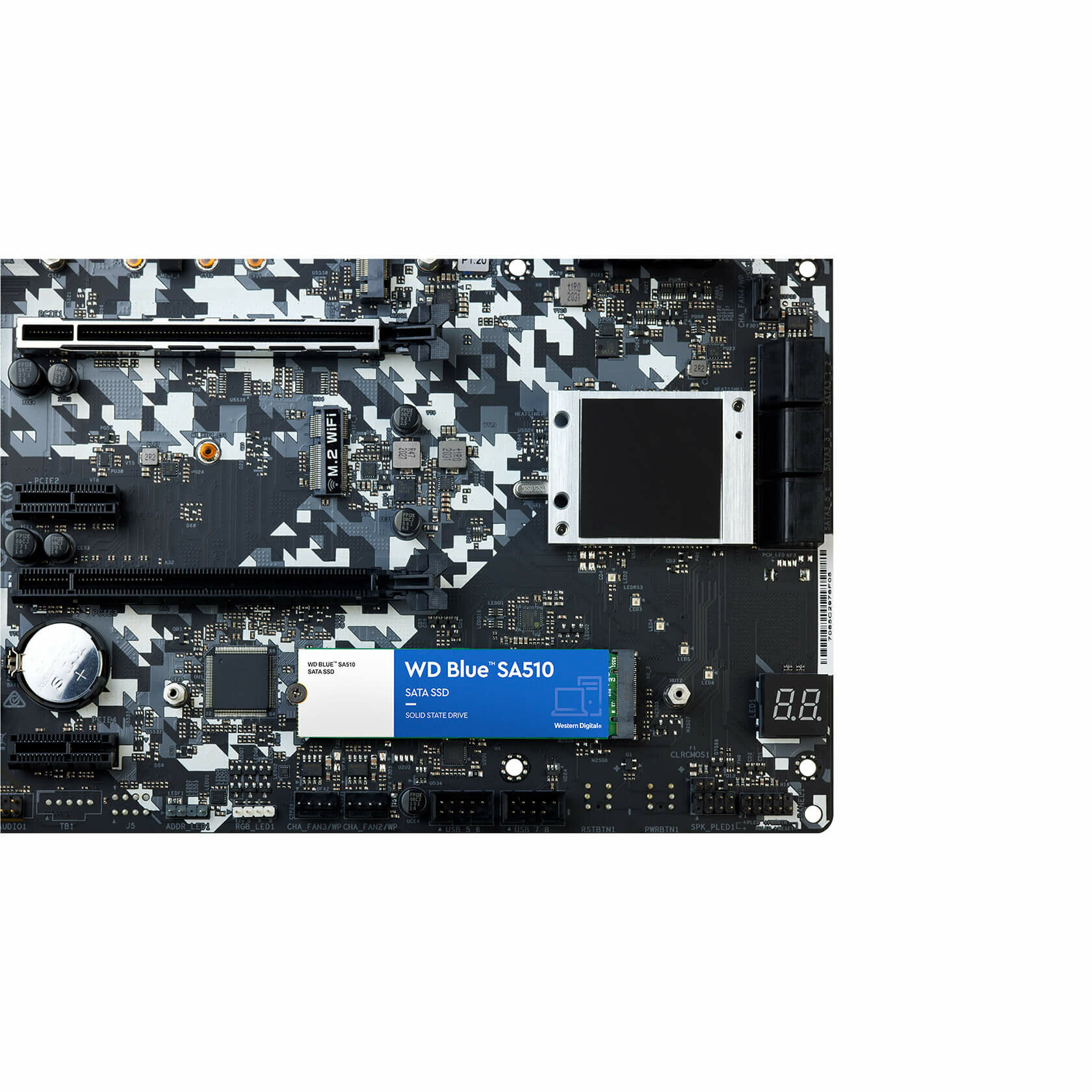 WD Blue 250GB SA510 M.2 Internal Solid State Drive SSD - WDS250G3B0B 