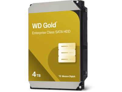 WD Gold<sup>™</sup> Enterprise Class SATA HDD - 4TB