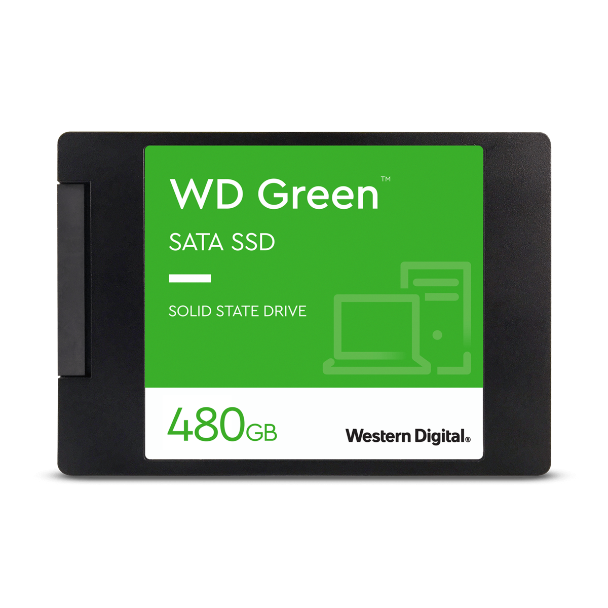 diapositiva 1 de 3, aumentar tamaño, wd green ssd 2.5"/7mm 480gb