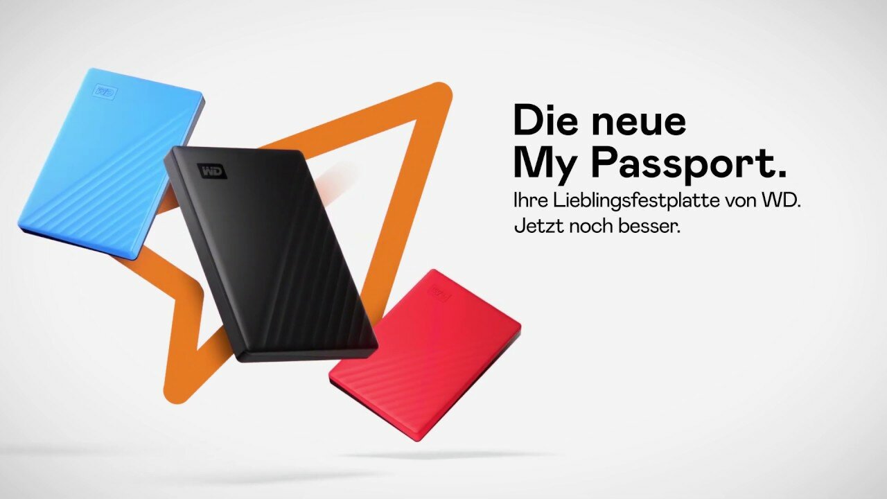 folie 1 von 6, vergrößern, my passport 4tb blue