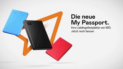 folie 1 von 6, vergrößern, my passport 4tb blue