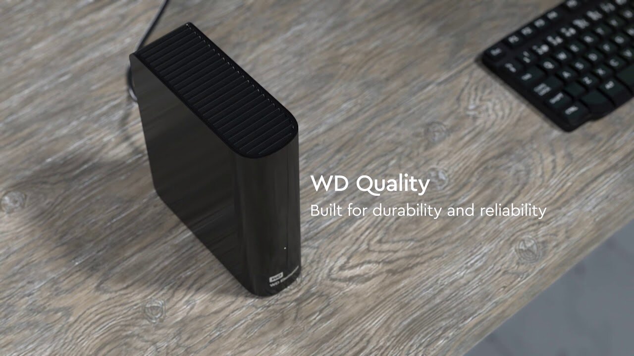 WD Elements 10TB USB 3.0 Desktop External Hard Drive WDBWLG0100HBK-NESN  Black 
