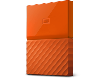 WD My Passport Portable Hard Drive 1TB Orange