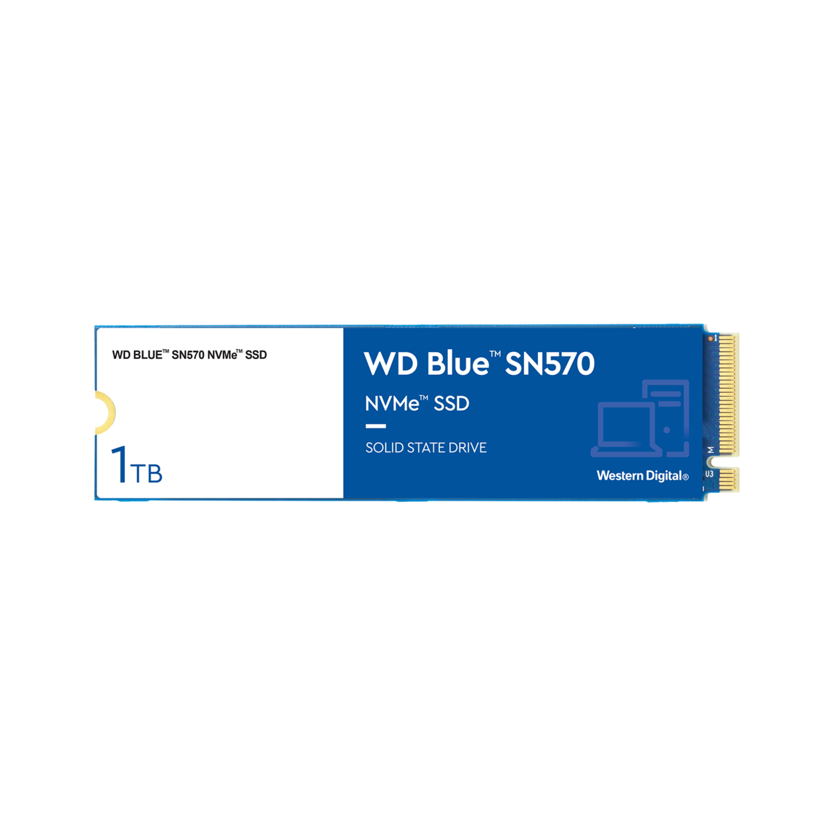 Western Digital 1TB WD Blue SN570 NVMe Internal SSD, M.2 2280