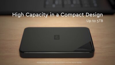 slide 1 of 5, zoom in, wd elements™ se 2tb