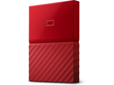 WD My Passport Portable Hard Drive 3TB Red
