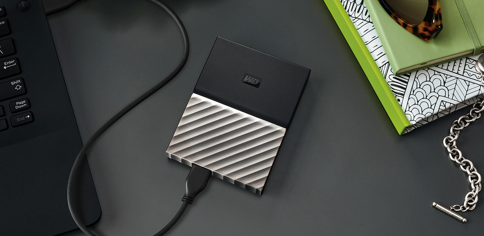 WD Wdbfkt0020bgy-wesn My Passport Hard Drive 2 TB Ultra 2tb BLK GRY For Sale Onl-922734