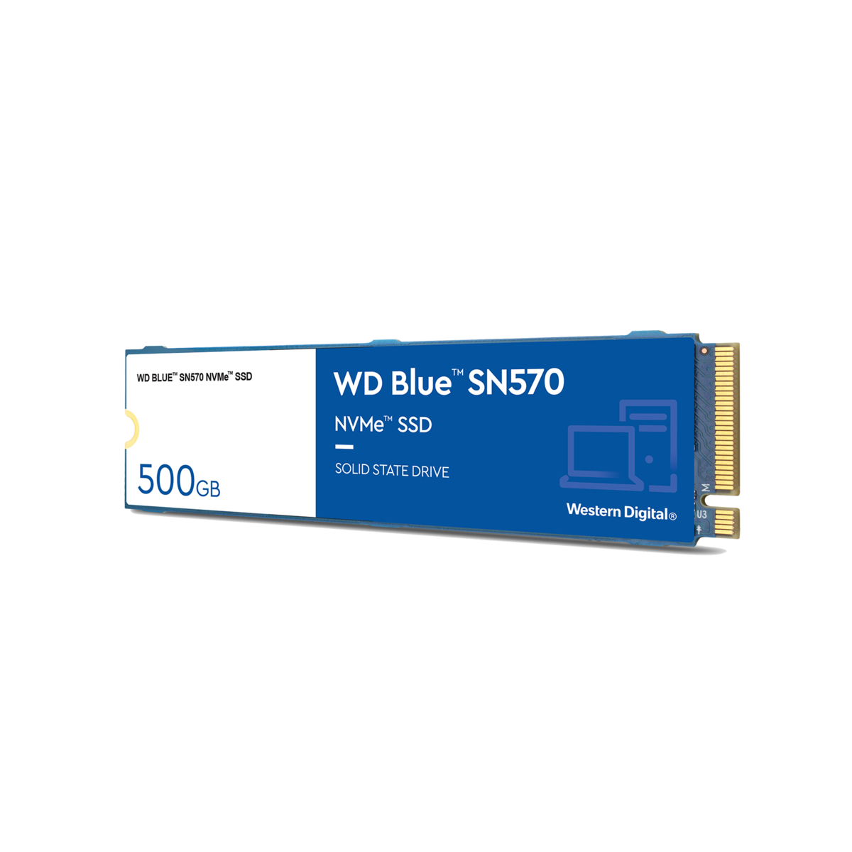 slayt 3 / 4, daha büyük görüntüyü göster, wd blue™ sn570 nvme™ ssd - 500gb