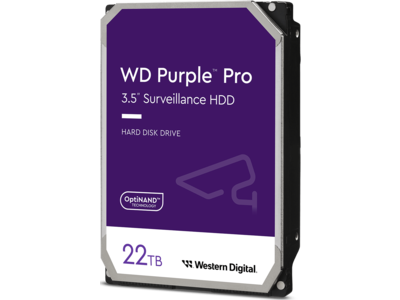 WD Purple Pro - 22TB Surveillance Hard Drive