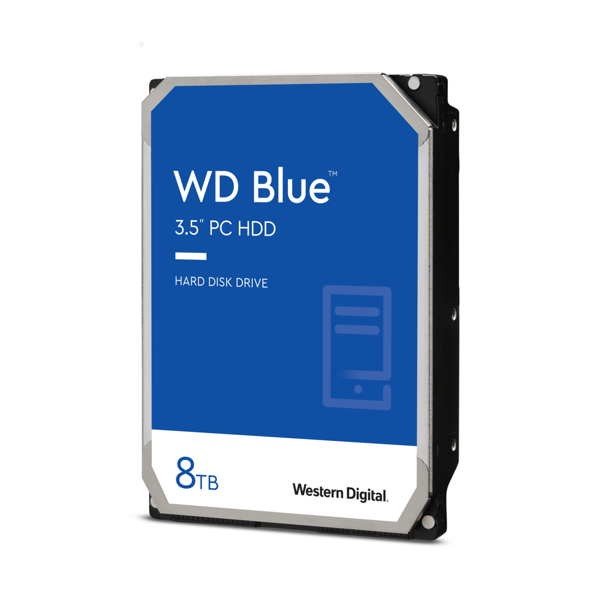 slide 1 of 1, show larger image, wd blue 3.5" pc hard drive - 8tb