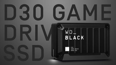 diapositiva 1 de 5, aumentar tamaño, wd_black™ d30 game drive ssd - 2tb