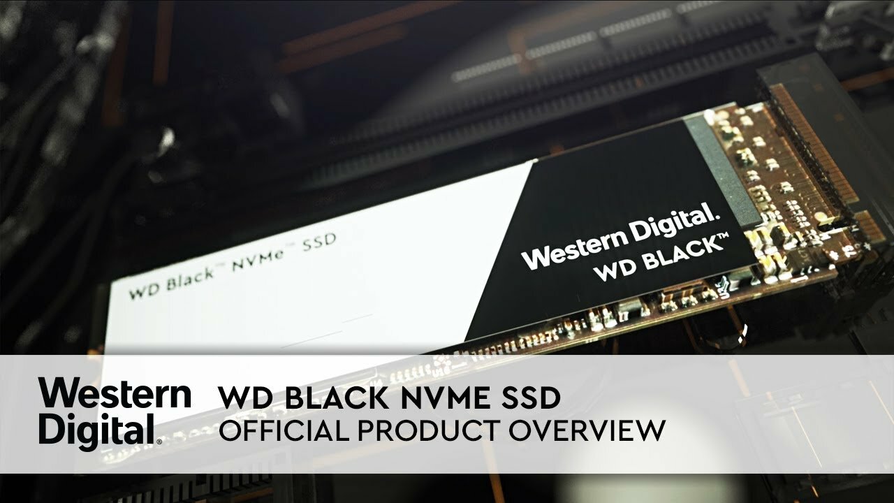 WD Black NVMe M.2 2280 1TB PCI-Express 3.0 x4 3D NAND Internal