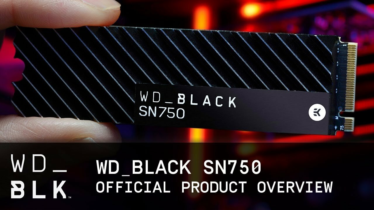 WD BLACK SN750 500GB NVMe Internal Gaming SSD Gen3 PCIe M.2 2280 WDS500G3X0C 