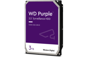 WD Purple<sup>™</sup> 3TB Surveillance Hard Drive