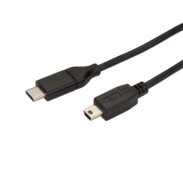 Black 3FT 2.0 USB Cable Type A Mini B Male to Male 5 PIN Camera 1m Charge GB