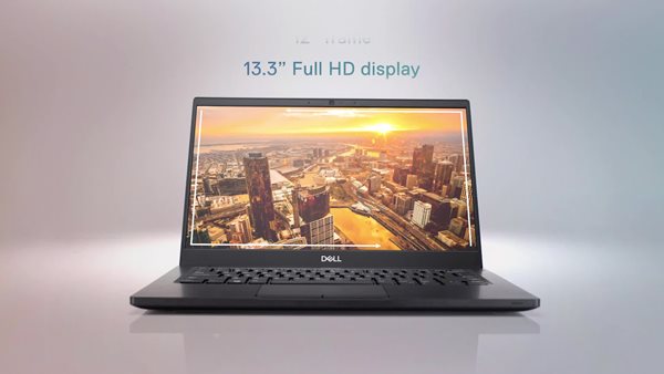 thumbnail video image 2 of Restored Dell Latitude 7390 13.3" Notebook - Intel Core i7 - 8GB - 256GB SSD - Intel UHD Graphics 620 - Windows 10 Pro - Black (Refurbished), 2 of 7