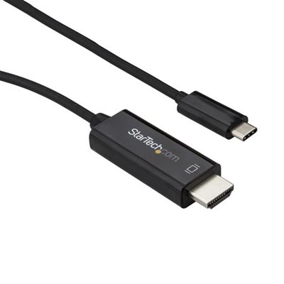 StarTech.com 10ft (3m) USB C to HDMI Cable, 4K 60Hz USB Type C to HDMI 2.0  Video Adapter Cable, Thunderbolt 3 Compatible, Laptop to HDMI