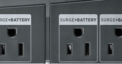 Battery & Surge Protected Outlets