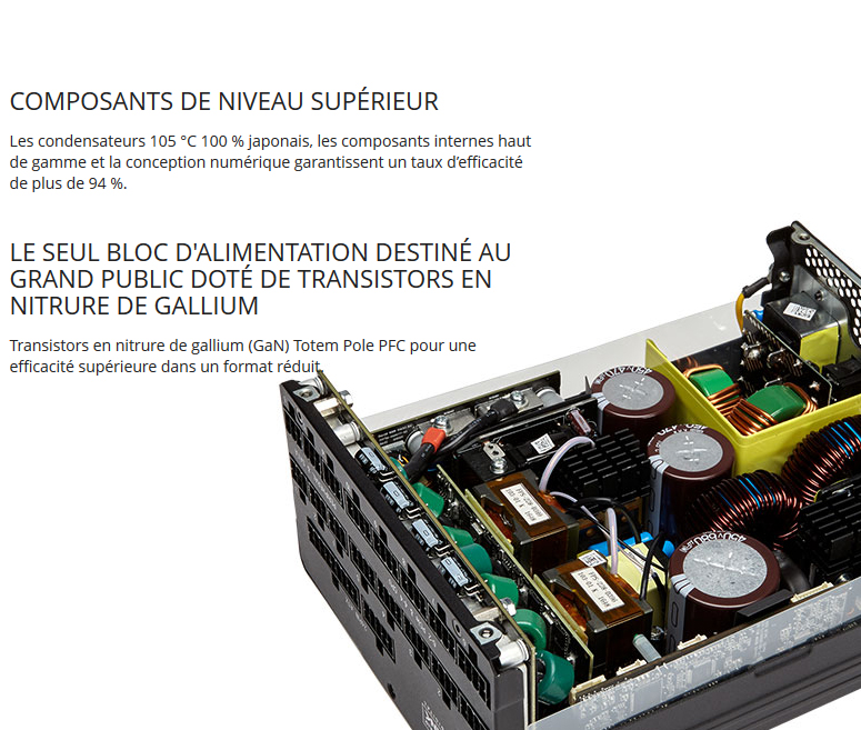 Corsair HX1500i Alimentation Numérique ATX Entièrement Modulaire Très