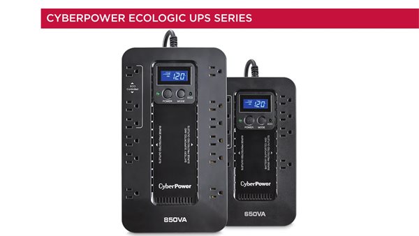 thumbnail video image 2 of CyberPower Ecologic Series EC350G - UPS - 255 Watt - 350 VA, 2 of 3