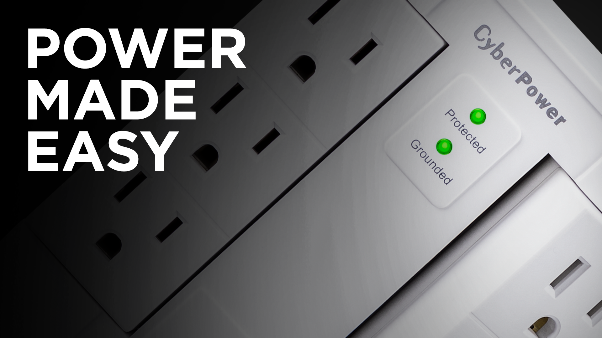 thumbnail video image 2 of CyberPower Professional Series CSP606T - surge protector, 2 of 3