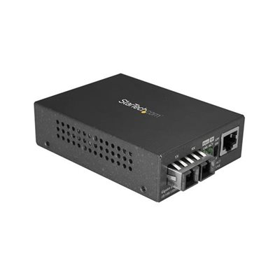 Convert and extend a Gigabit Ethernet connection up to 10 km over single-mode SC fiber