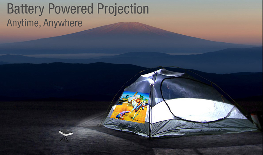 Battery Powered Projection Anytime, Anywhere