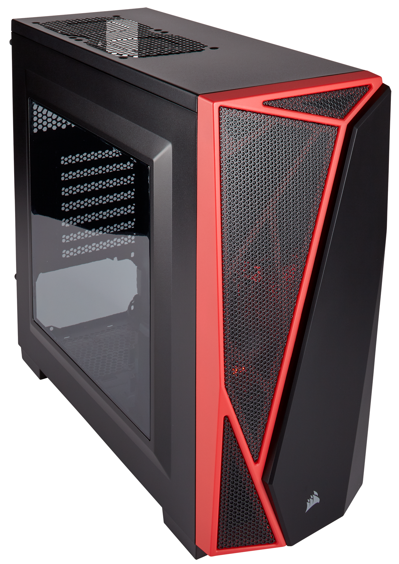Corsair Carbide SPEC-04 Mid-Tower Gaming Case - Black and Red - CC
