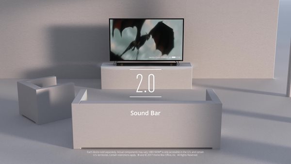 thumbnail video image 2 of VIZIO SB4551-D5 SmartCast45" 5.1 Sound Bar System (2016 Model), 2 of 7