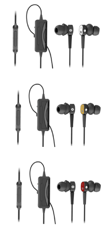 Spracht, SPTANC3011R, Konf-X Buds In-Ear Headset, 1, Red - Walmart.com