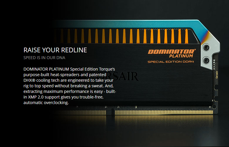 CORSAIR DOMINATOR Platinum Special Edition Torque 32GB (4 x 8GB