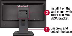 ViewSonic TD2220, 22 Touch Monitor