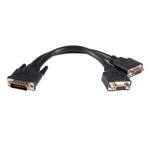 Connect two VGA monitors to your DMS / LFH graphics card
