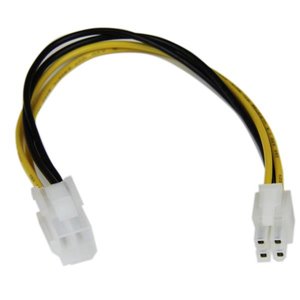 Gives you flexibility to custom build your PC by adding an extra 8 inches to the P4 connector on your Power Supply