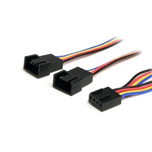 Connect two 4-pin (PWM) Fans to a Single Motherboard Fan Power Connector