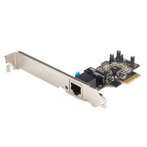 Add a 10/100Mbps Ethernet port to a desktop computer through a PCI Express slot