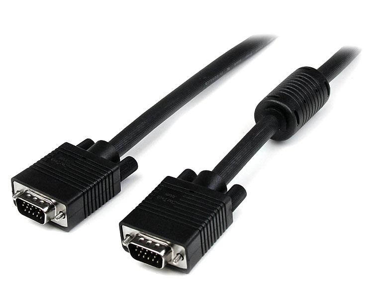 folie 1 von 4, vergrößern, startech.com 5m vga monitorkabel - koaxial hd15 video kabel - st/st