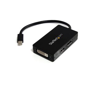 Connect your mini DisplayPort® Device to a DisplayPort®, HDMI®or DVI Display, with this Compact, All-in-One Adapter