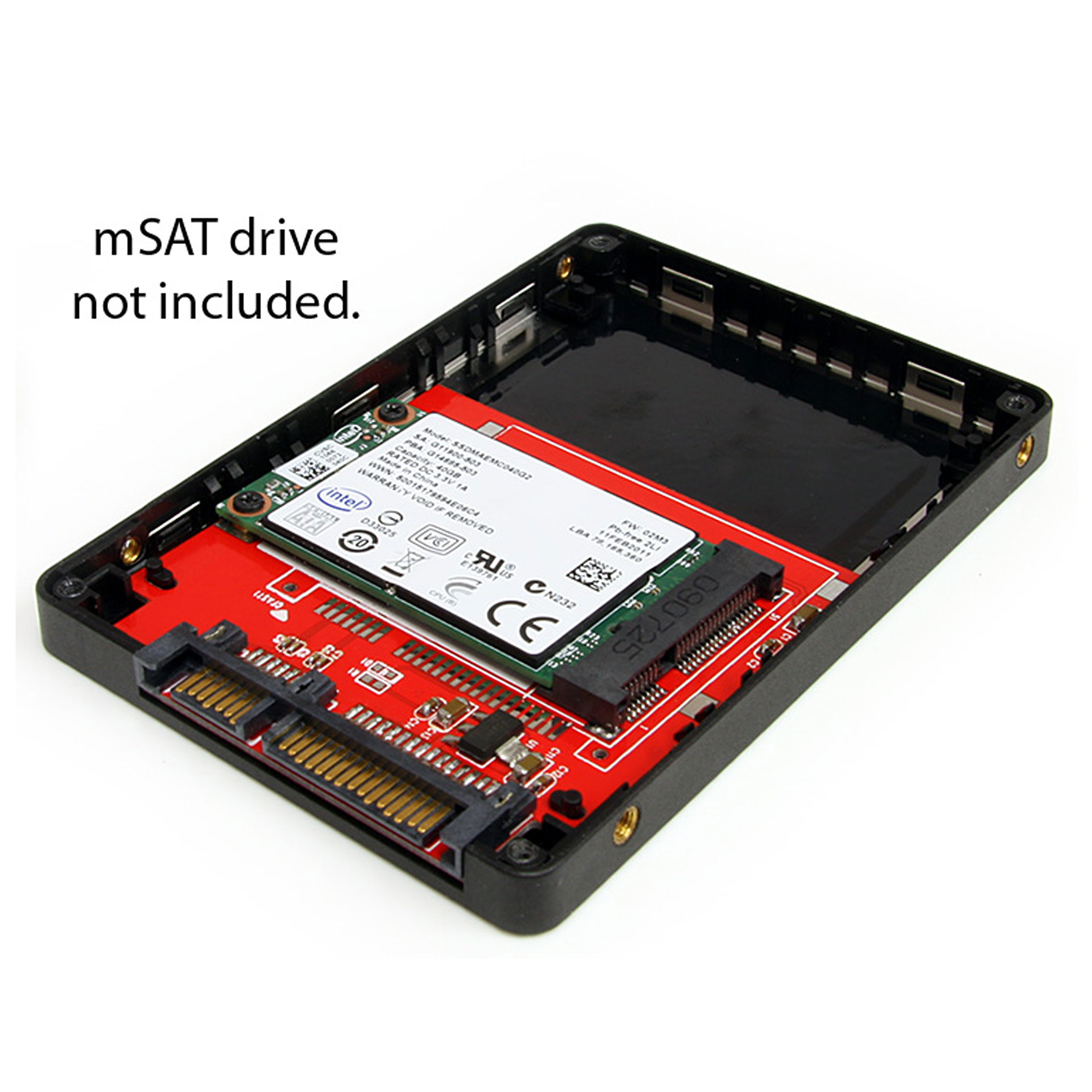 SAT32MSAT257 Startech Convert An Msata Ssd Into A 7mm High 2.5in