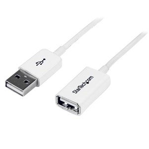 StarTech.com White USB 2.0 Extension Cable A to A - M/F