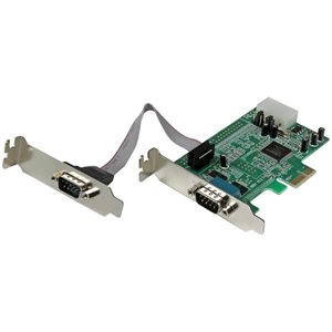 Add 2 high-speed RS-232 serial ports to your low profile/small form factor computer with a PCI Express expansion slot