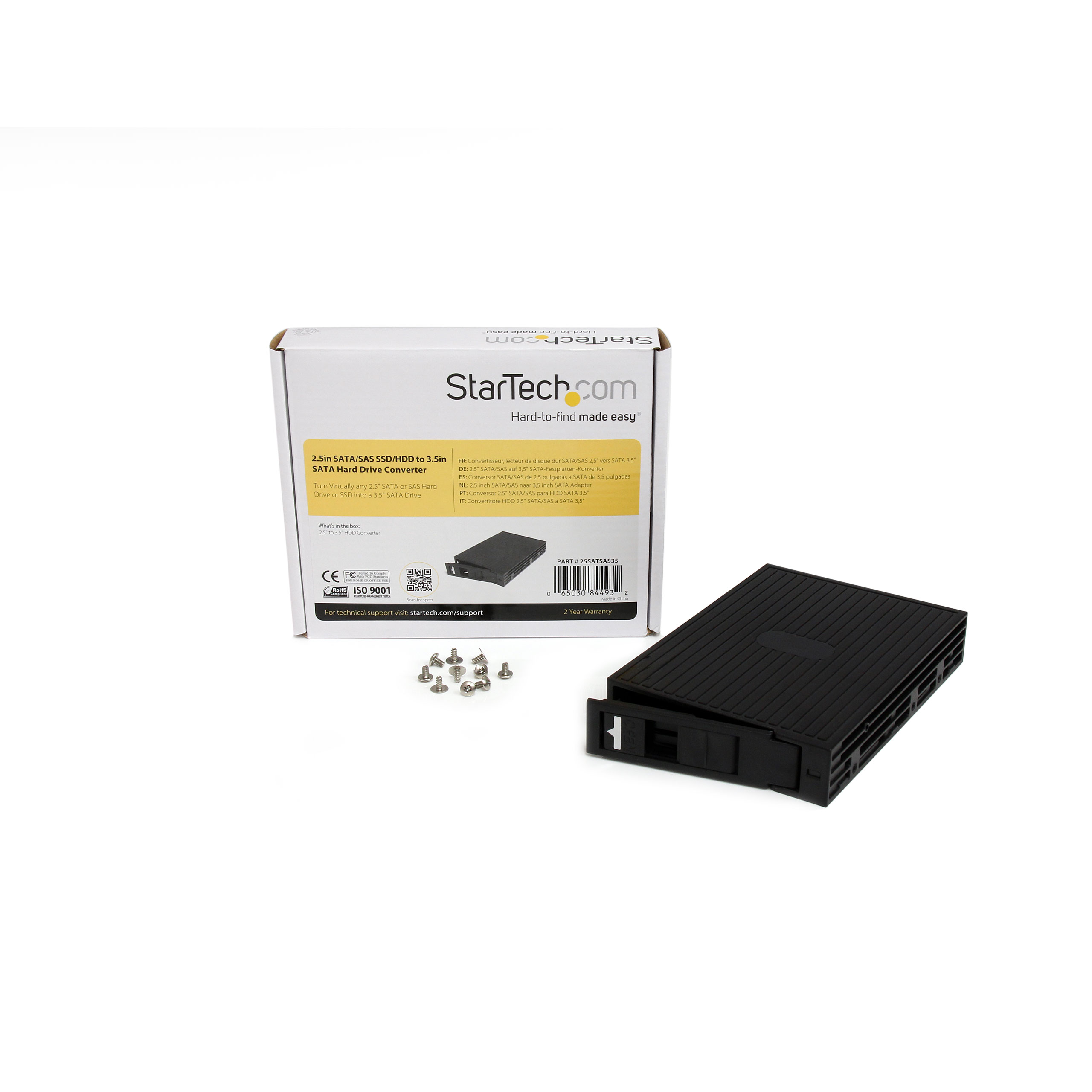 Convertisseur de Baie Disque Dur 3.5 à 2 Baies SSD 2.5