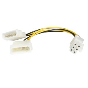 Eliminates the need to purchase an expensive power supply with a 6 Pin power connector required by PCI-Express Video Cards