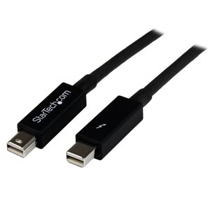 StarTech.com 2m Black Thunderbolt Cable - M/M