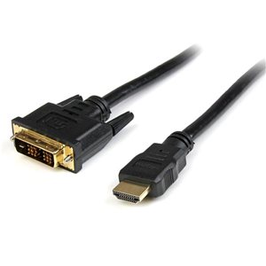 Connect an HDMI-enabled output device to a DVI-D display, or a DVI-D output device to an HDMI-capable display