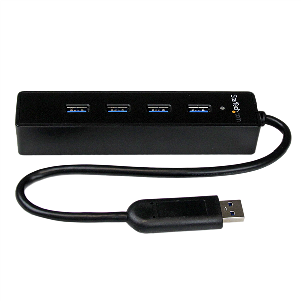 Lindy - Hub USB 3.1/3.2 Gen 2 de 4 Puertos, Docking Station con