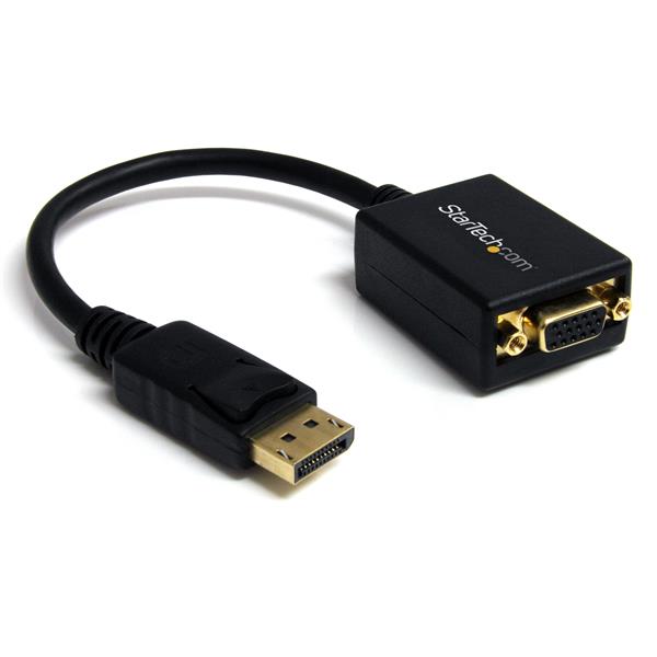 folie 1 von 3, vergrößern, verbinden sie einen vga-monitor mit einem pc mit displayport