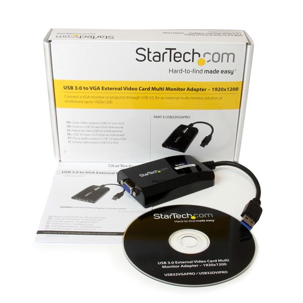 StarTech.com USB 3.0 to VGA Display Adapter 1920x1200 1080p